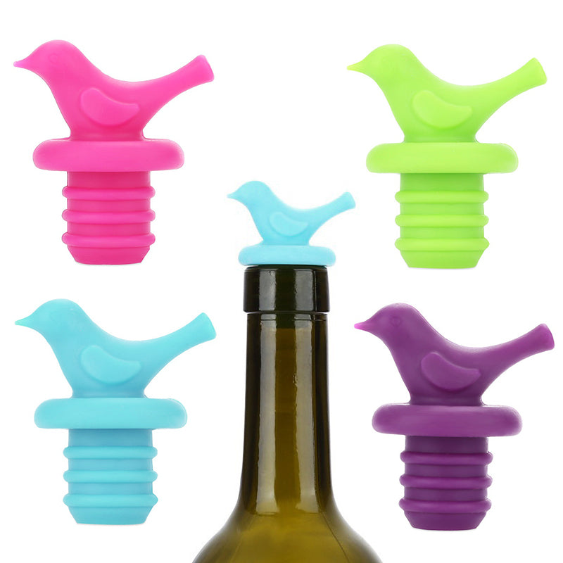 Little bird silicone wine bottle stopper Little bird silicone wine bottle stopper